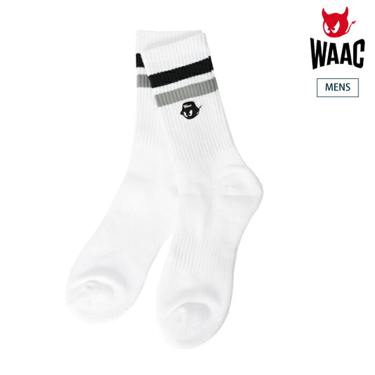 WAAC ワック ゴルフウェア メンズ ミドルソックス スポーティー パイル 快適な履き心地 定番商品 072244840