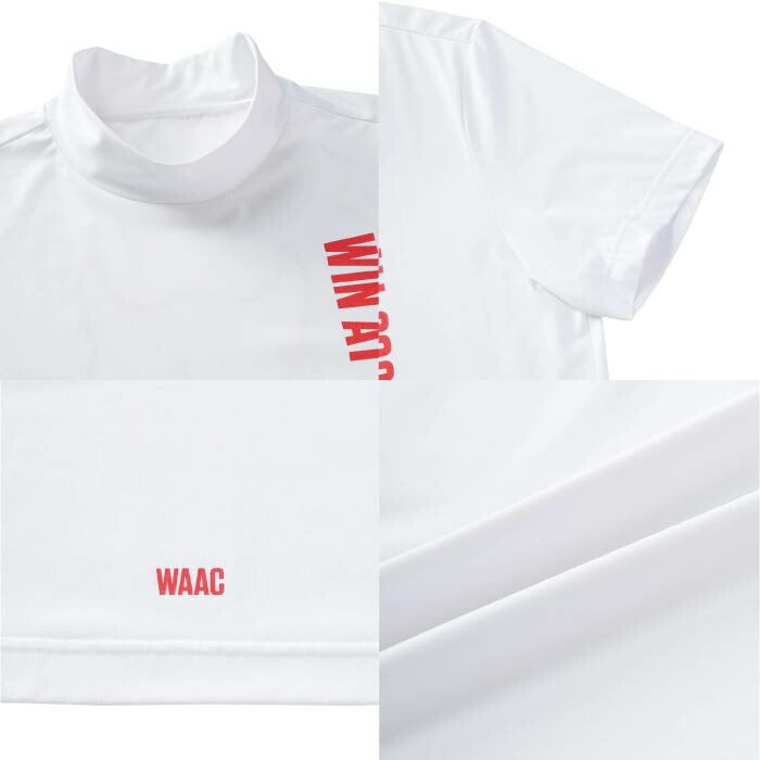 ワック　WAAC モックネック　ゴルフウェア WAAC ワック ゴルフウェア メンズ MEN アウトラインWAACKYモック