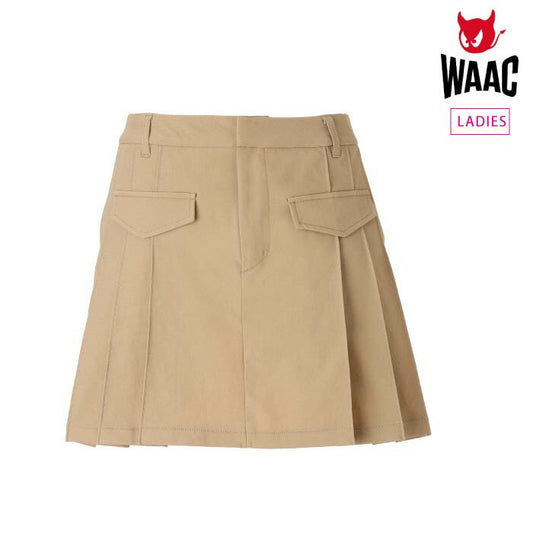 WAAC ワック ゴルフウェア レディース WOMEN デニムライクスカート 2WAYストレッチ 072252380