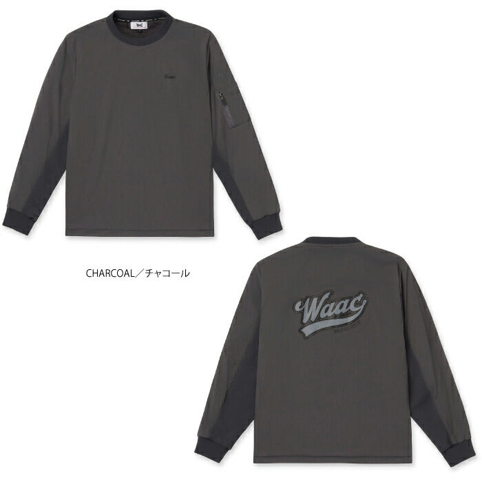 WAAC ワック ゴルフウェア メンズ MEN Octa®ハイブリッドミドラー サンドベージュ ストレッチ 保温 吸水速乾 撥水 072254033