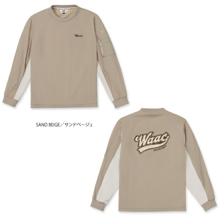 WAAC ワック ゴルフウェア メンズ MEN Octa®ハイブリッドミドラー サンドベージュ ストレッチ 保温 吸水速乾 撥水 072254033