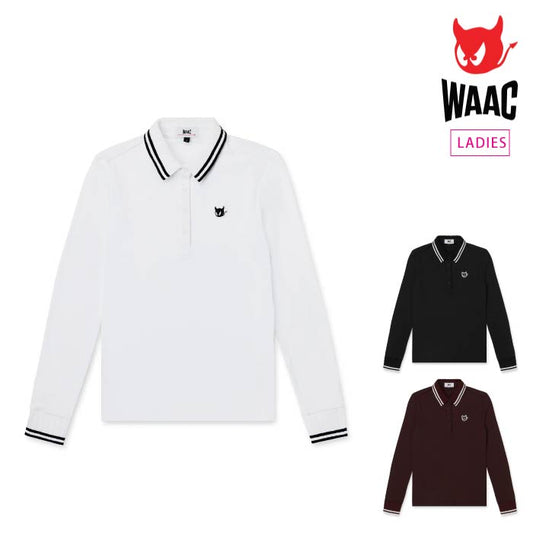 WAAC ワック ゴルフウェア レディース WOMEN リプポロシャツ 通気性 ストレッチ性 UVカット機能 072254070