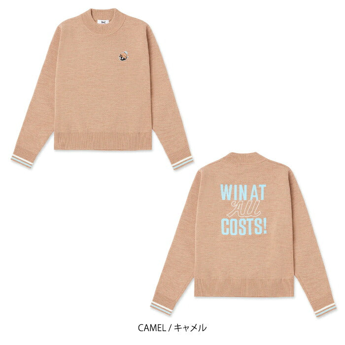 WAAC ワック ゴルフウェア レディース WOMEN ダブルフェイススウェットライクニットプルオーバー セーター ストレッチ 新感覚 072254091