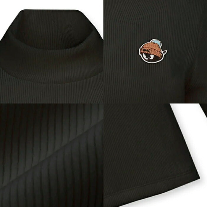 WAAC ワック ゴルフウェア レディース WOMEN コーデュロイフリースモックネック 長袖シャツ ストレッチ 072254092