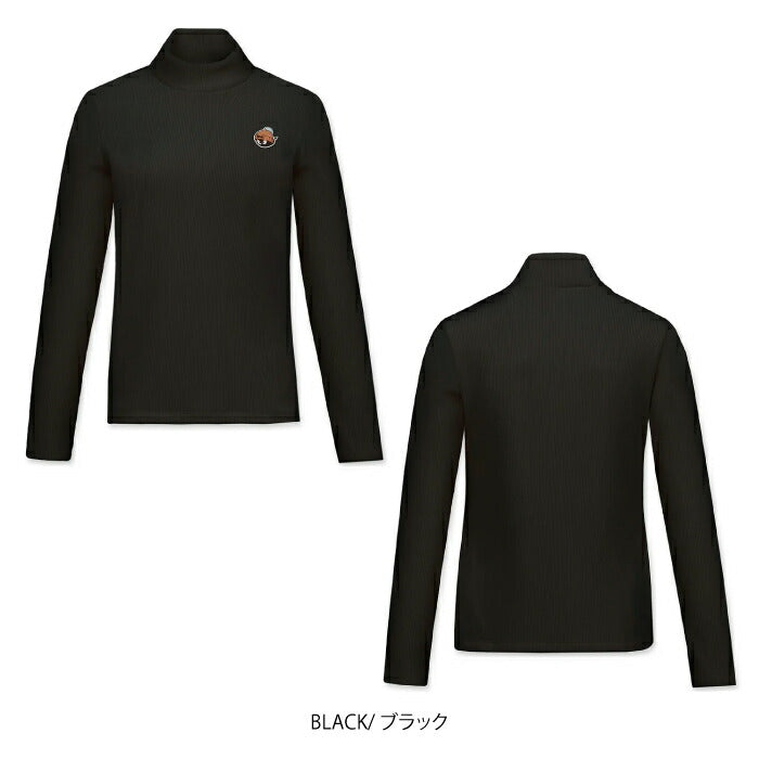 WAAC ワック ゴルフウェア レディース WOMEN コーデュロイフリースモックネック 長袖シャツ ストレッチ 072254092
