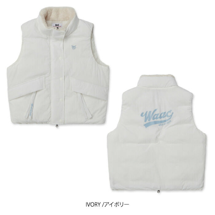 WAAC ワック ゴルフウェア レディース WOMEN パデッドアウターベスト 中綿入り 保温性 撥水性 072254290