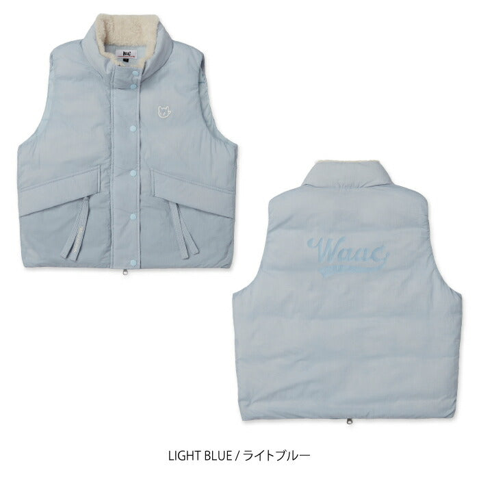 WAAC ワック ゴルフウェア レディース WOMEN パデッドアウターベスト 中綿入り 保温性 撥水性 072254290