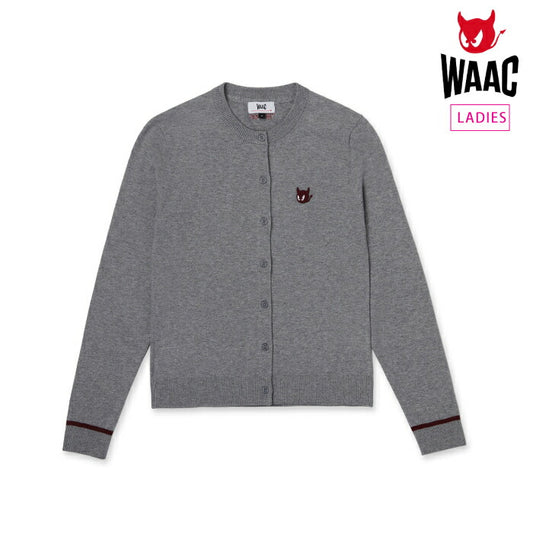 WAAC ワック ゴルフウェア レディース WOMEN ESSENTIAL ニットカーディガン ストレッチ 手洗可 シーズンレス 072254772