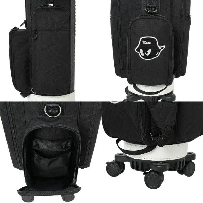 WAAC ワック メンズ レディース ゴルフ UNISEX CITY LINE ホイールキャディバッグ 取り外し可能ポーチ付き 072254800