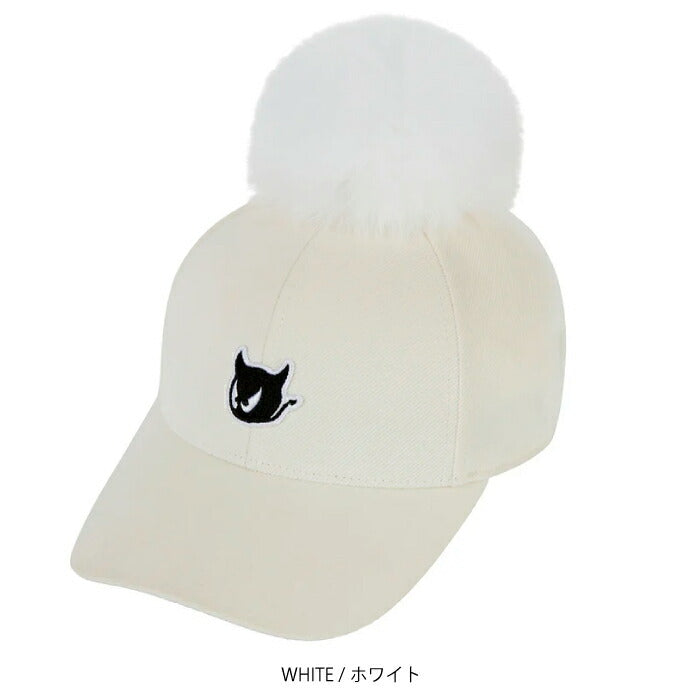 WAAC ワック ゴルフウェア メンズ レディース UNISEX ポンポンキャップ 帽子 コーデュロイ素材 ファーポンポン取り外し可能 072254837