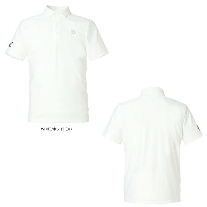 WAAC ワック ゴルフウェア メンズ MEN ESSENTIAL ECO NYLON 半袖ポロシャツ ストレッチ UVカット ハンドウォッシャブル対応 072262030