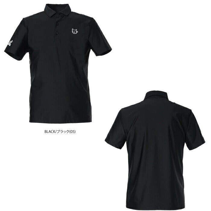 WAAC ワック ゴルフウェア メンズ MEN ESSENTIAL ECO NYLON 半袖ポロシャツ ストレッチ UVカット ハンドウォッシャブル対応 072262030