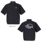 WAAC ワック ゴルフウェア メンズ MEN COOLDOTSミニリップストップ ハーフジップ 半袖ブルゾン 撥水 2WAYストレッチ 防シワ ウォッシャブル セットアップ対応 072262034