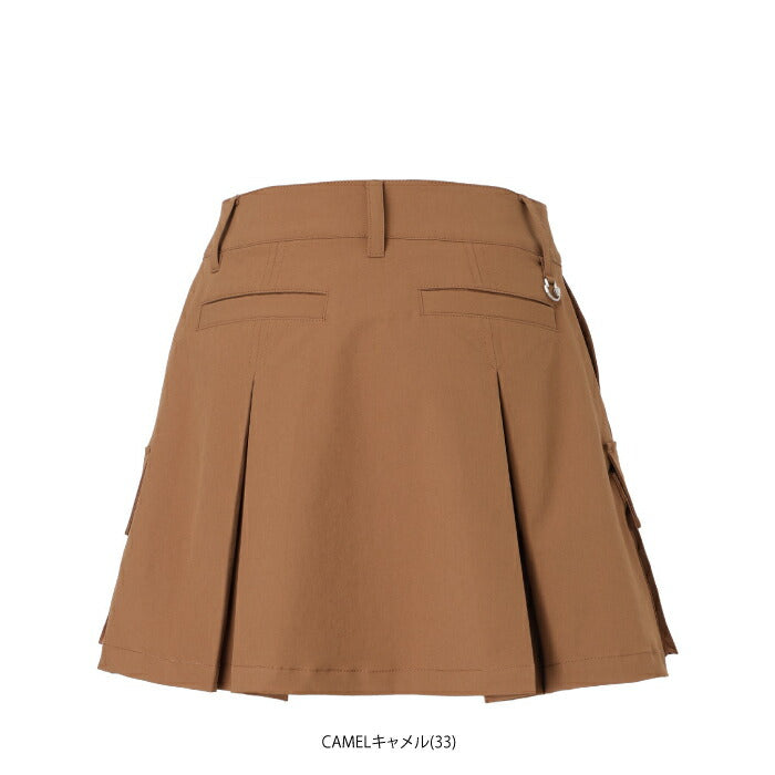 WAAC ワック ゴルフウェア レディース WOMEN 2WAYストレッチ カーゴスカート 透け防止 接触冷感 UVカット 吸水速乾 ハンドウォッシャブル 072262395