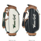 WAAC ワック メンズ レディース ゴルフ UNISEX Grainy Synthetic Leather キャディーバッグ スタンド式 9インチ口径5分割仕様収納口 複数ジップポケット完備 072262800