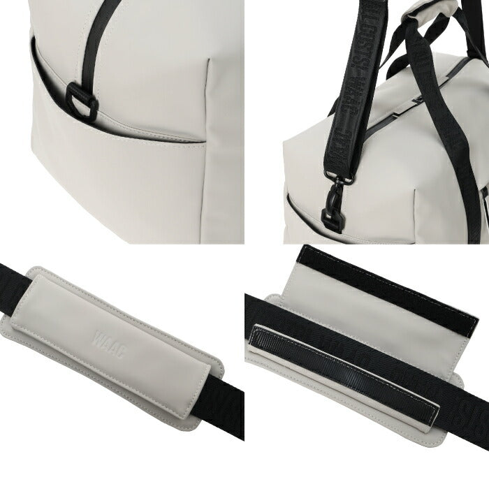 WAAC ワック ゴルフ メンズ レディース UNISEX MATTE FAUX LEATHER ボストンバッグ 軽量 2WAY ショルダーベルト付き 072262810