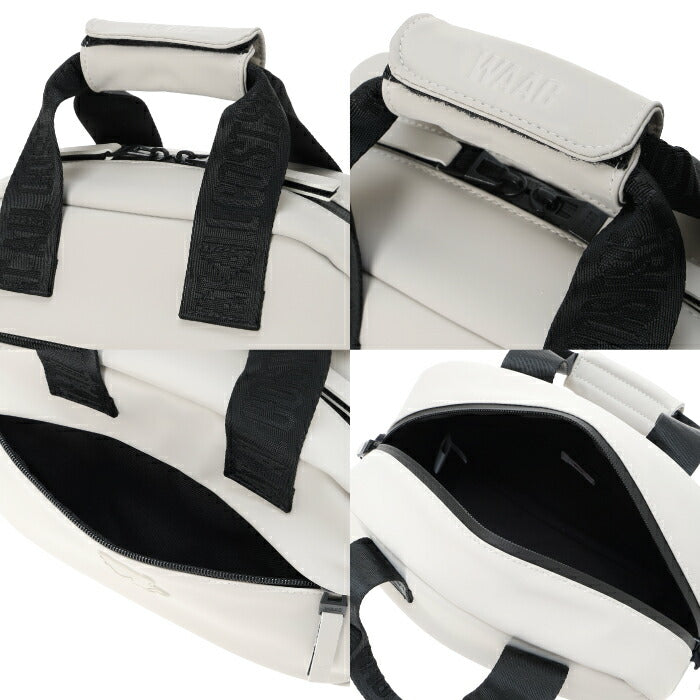 WAAC ワック ゴルフ メンズ レディース UNISEX MATTE FAUX LEATHER カートバッグ 軽量素材 2WAY仕様 072262811