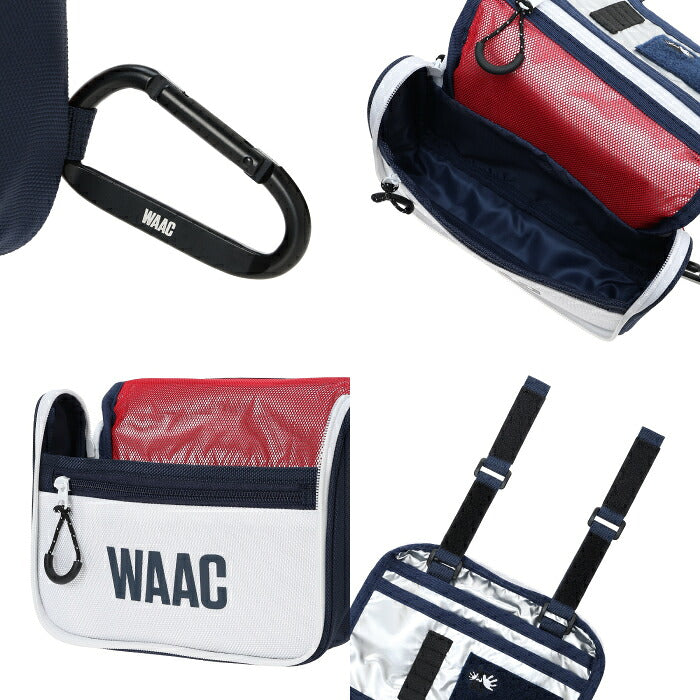 WAAC ワック ゴルフ メンズ レディース UNISEX オーガナイザー ポーチ 小物収納 カラビナ付 ギフト 072262822