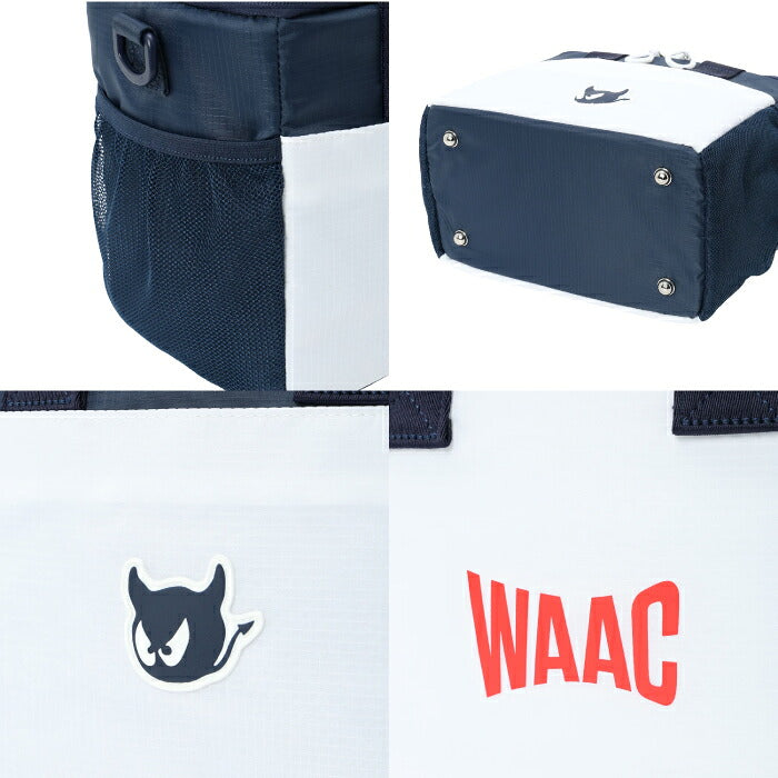 WAAC ワック ゴルフ メンズ レディース UNISEX 保冷バッグ カートバッグ ロング缶6本以上収納 ショルダーストラップ付き2WAY仕様 複数ポケット配置 072262824