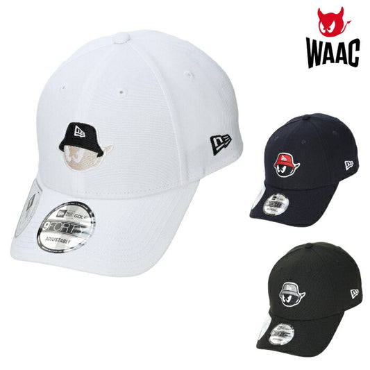 WAAC ワック ゴルフウェア メンズ レディース UNISEX NEW ERA×WAAC 9FORTYマーカー付きキャップ 帽子 NEW ERAコラボレーション オリジナルマーカー付属 072262830