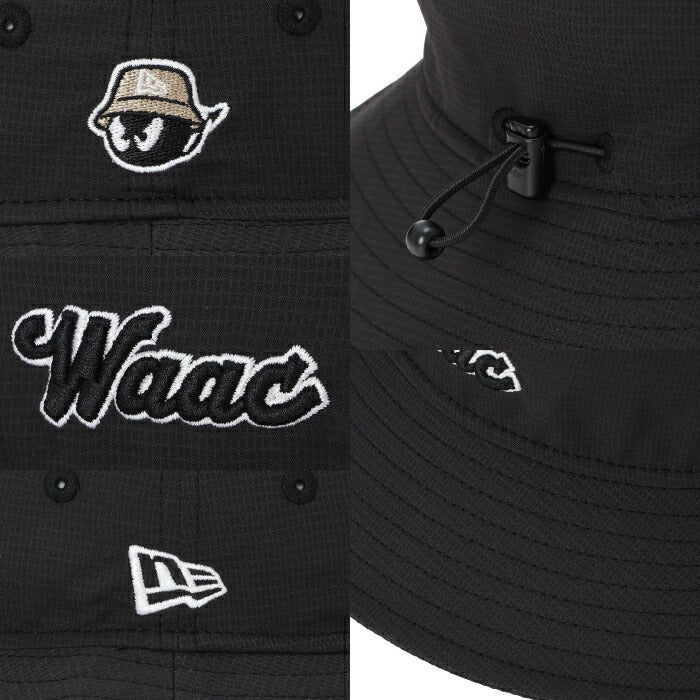 WAAC ワック ゴルフウェア メンズ レディース UNISEX バケットハット WAAC×NEW ERA クーリング効果 日差し対策 072262832