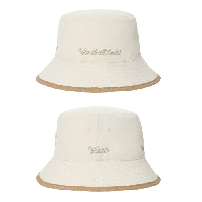 WAAC ワック ゴルフウェア メンズ レディース UNISEX バイカラーバケットハット 軽量素材 タウンユース アウトドア 072262833