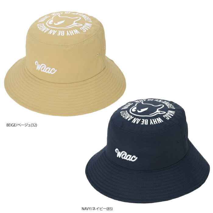WAAC ワック ゴルフウェア メンズ レディース UNISEX SNAP BACK バケットハット サイズ調整可能 072262835
