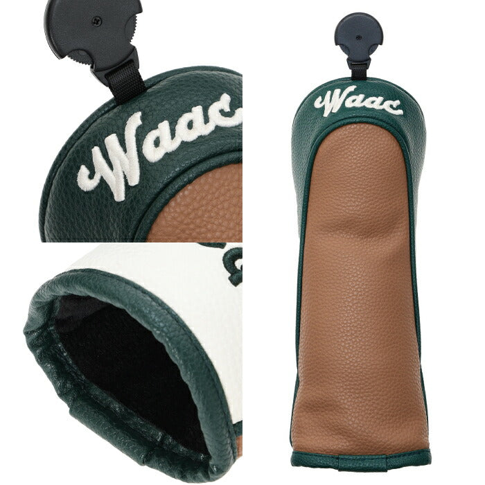 WAAC ワック ゴルフ メンズ レディース UNISEX Grainy Synthetic Leather UTヘッドカバー シリーズ商品あり 072262862
