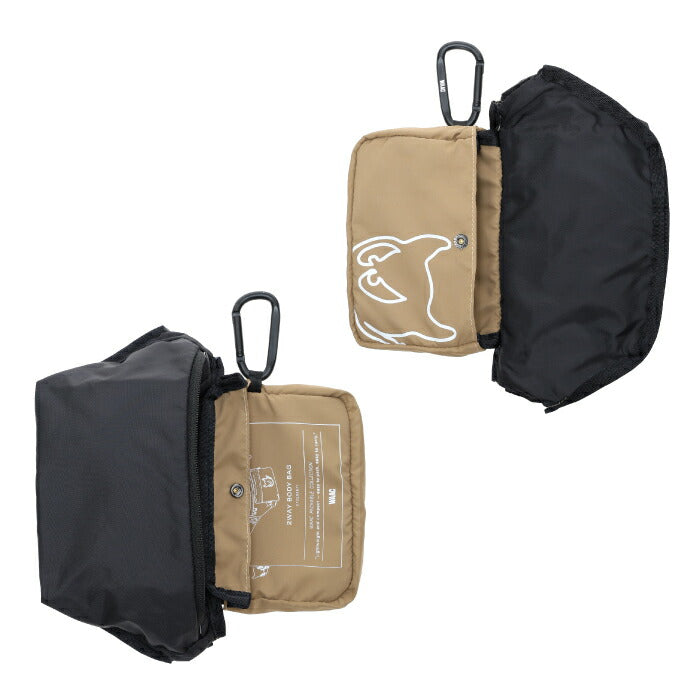 WAAC ワック ゴルフ メンズ レディース UNISEX Packable ウエストポーチ ボディバッグ 本体一体型収納袋にコンパクト収納可能 072262871