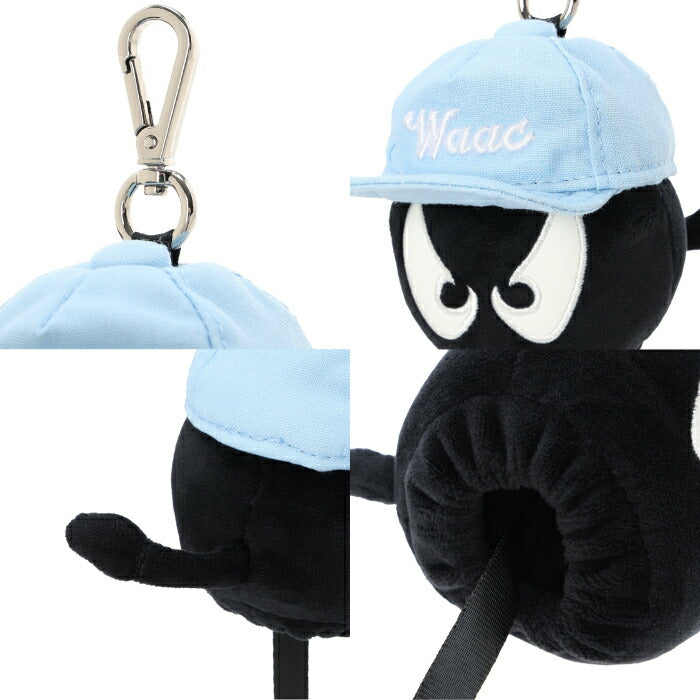WAAC ワック ゴルフ メンズ レディース UNISEX ボールポーチ ボール拭き一体型 背面カラビナ ギフト 072262873