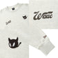 WAAC ワック ゴルフウェア メンズ レディース UNISEX クルーネックスウェット トレーナー WAAC × NEW ERAコラボ 072264016