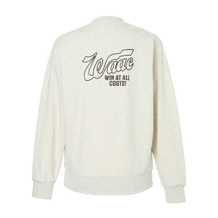 WAAC ワック ゴルフウェア メンズ レディース UNISEX クルーネックスウェット トレーナー WAAC × NEW ERAコラボ 072264016