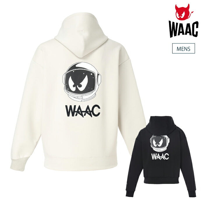 WAAC ワック ゴルフウェア メンズ MEN SPACE WAACKY ダンボールフーディ パーカー ほどよいハリ感 やさしい肌触り 072264032