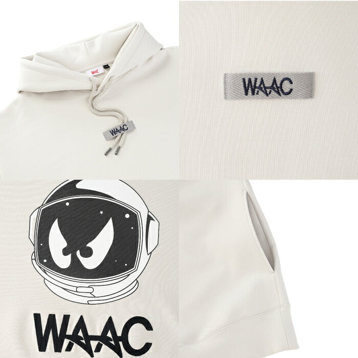 WAAC ワック ゴルフウェア メンズ MEN SPACE WAACKY ダンボールフーディ パーカー ほどよいハリ感 やさしい肌触り 072264032