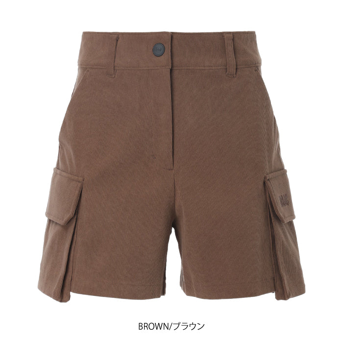 WAAC ワック ゴルフウェア レディース WOMEN コーデュロイカーゴショートパンツ ストレッチ性 耐久性 ウォッシャブル仕様 072264480