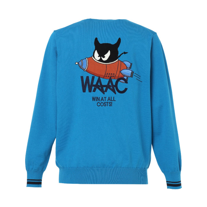 WAAC ワック ゴルフウェア メンズ MEN SEASONAL裏付きニットプルオーバー 防風性 ストレッチ性 072264731