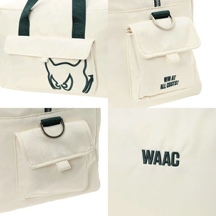 WAAC ワック ゴルフ メンズ レディース UNISEX ライトウェイト ナイロンボストンバッグ 2WAY仕様 ショルダーストラップ付 シリーズ商品あり 072264810