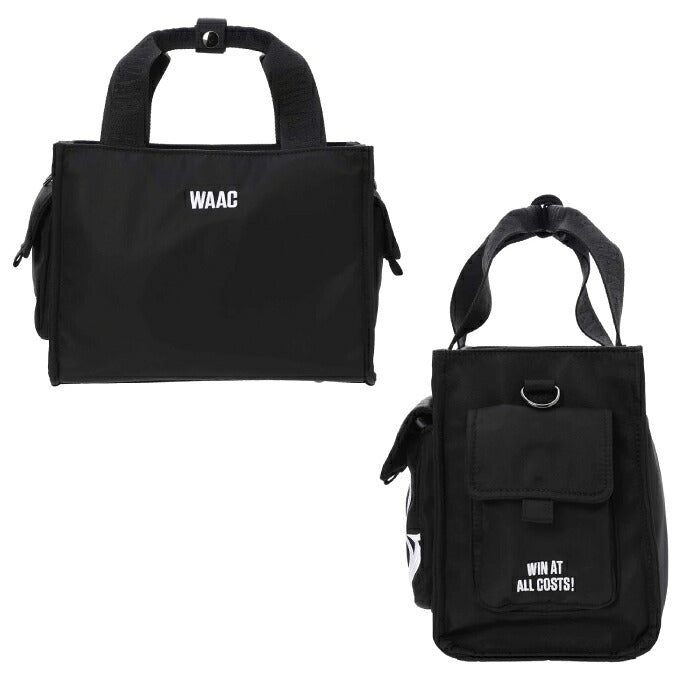 WAAC ワック ゴルフ メンズ レディース UNISEX ライトウェイト ナイロン カートバッグ 2WAY仕様 ショルダーストラップ付 シリーズ商品あり 072264811