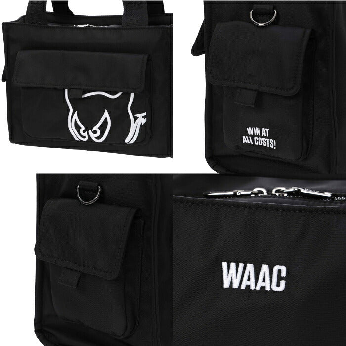 WAAC ワック ゴルフ メンズ レディース UNISEX ライトウェイト ナイロン カートバッグ 2WAY仕様 ショルダーストラップ付 シリーズ商品あり 072264811