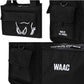 WAAC ワック ゴルフ メンズ レディース UNISEX ライトウェイト ナイロン カートバッグ 2WAY仕様 ショルダーストラップ付 シリーズ商品あり 072264811
