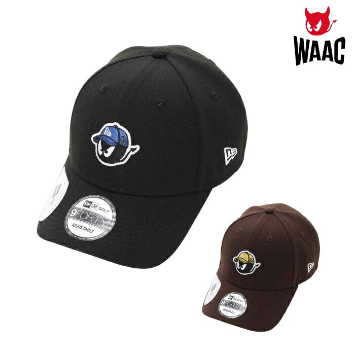 WAAC ワック ゴルフウェア メンズ レディース UNISEX 9FORTYマーカー付きキャップ 帽子 サイズ調整可能 NEW ERAコラボ 072264830