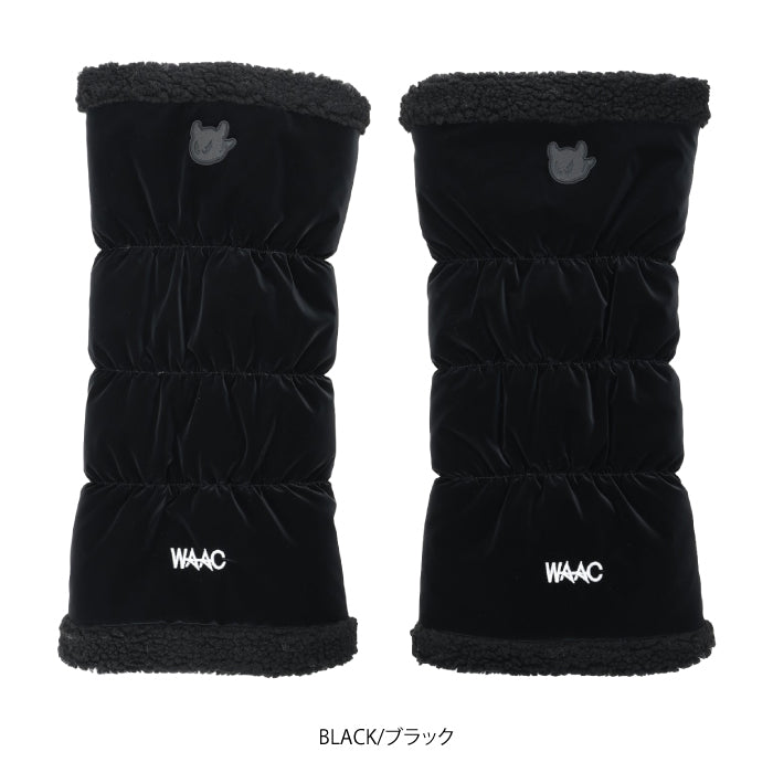 WAAC ワック ゴルフウェア レディース 中綿レッグウォーマー 両開きファスナー 軽量 保温性 072264851
