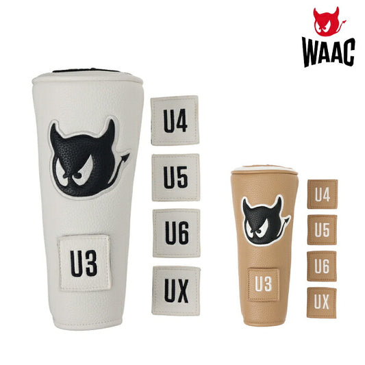 WAAC ワック ゴルフ メンズ レディース UNISEX GRAINY SYNTHETIC LEATHER UTヘッドカバー クッション性素材 トータルコーディネート シリーズ商品あり 072264862
