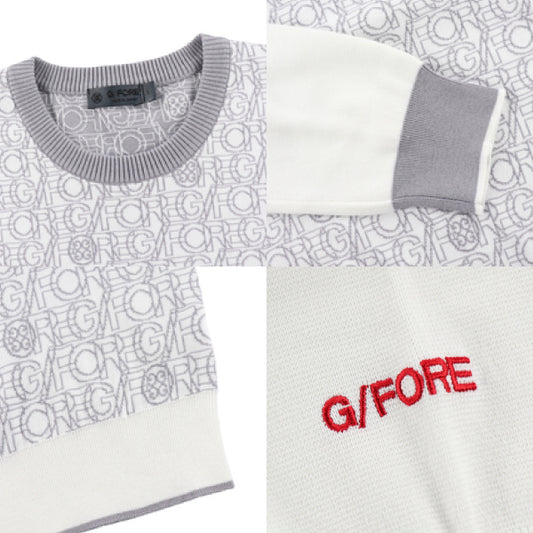 G FORE ジーフォア メンズ MENS Layered Logo JQ Knit シルク55％ 日本製 073213700