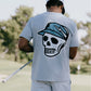 DEVEREUX GOLF デヴァローゴルフ ゴルフウェア メンズ Script Skull Tee 半袖シャツ 通気性 吸湿性 綿100% コットン100% 075362001