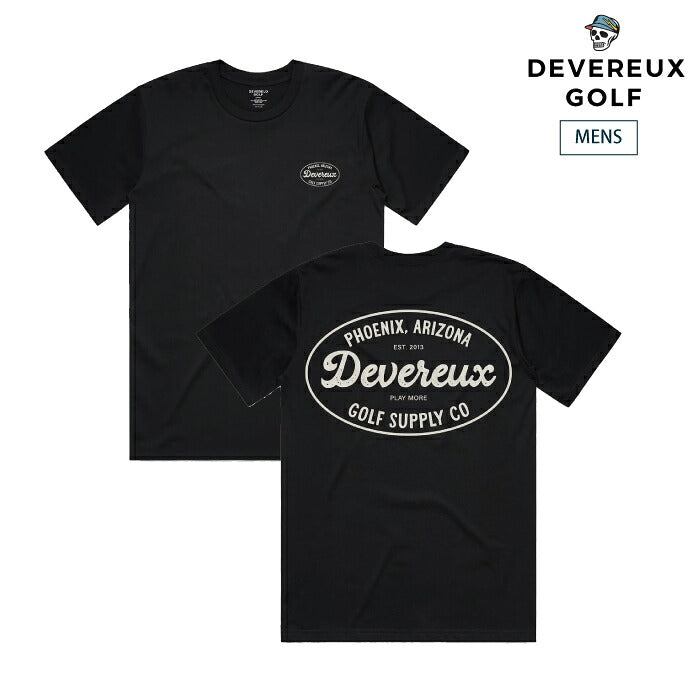 DEVEREUX GOLF デヴァローゴルフ ゴルフウェア メンズ Golf Supply Co. Tee 半袖シャツ 綿100% コットン100% 075362002