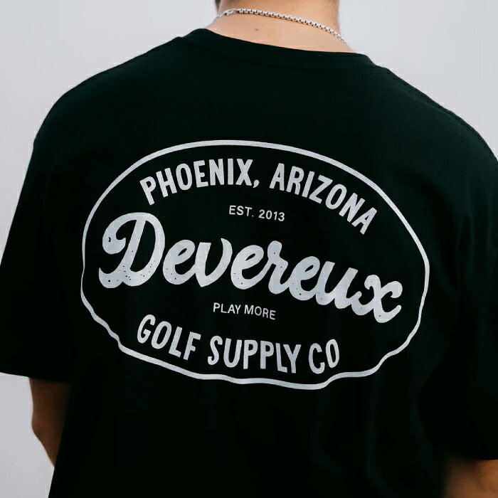 DEVEREUX GOLF デヴァローゴルフ ゴルフウェア メンズ Golf Supply Co. Tee 半袖シャツ 綿100% コットン100% 075362002