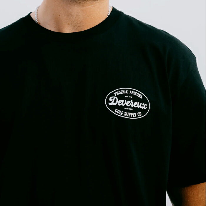 DEVEREUX GOLF デヴァローゴルフ ゴルフウェア メンズ Golf Supply Co. Tee 半袖シャツ 綿100% コットン100% 075362002