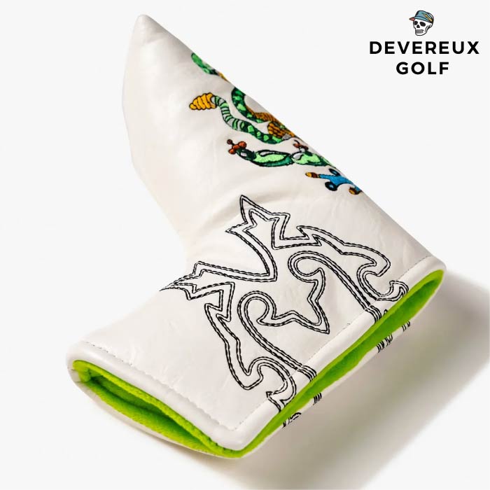 DEVEREUX GOLF デヴァローゴルフ メンズ レディース Chino Blade Putter Cover パターカバー テノチティトラン 高品質PUレザー ステッチ 存在感