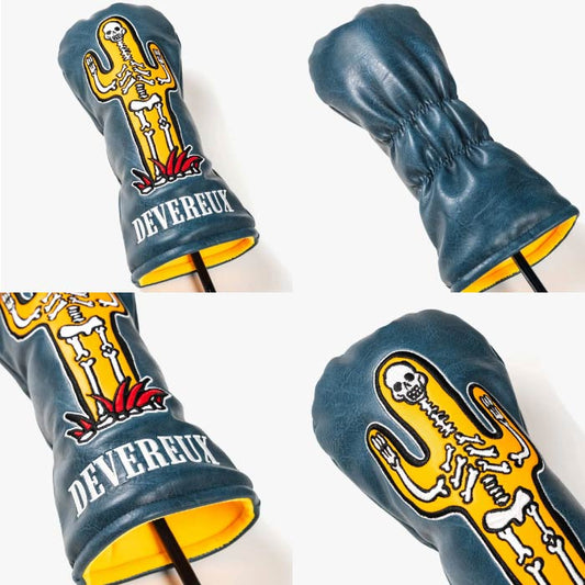 DEVEREUX GOLF デヴァローゴルフ メンズ レディース Cactus Voodoo Driver Cover ドライバーカバー ヘッドカバー 高品質PUレザー 耐久性 存在感 075362832
